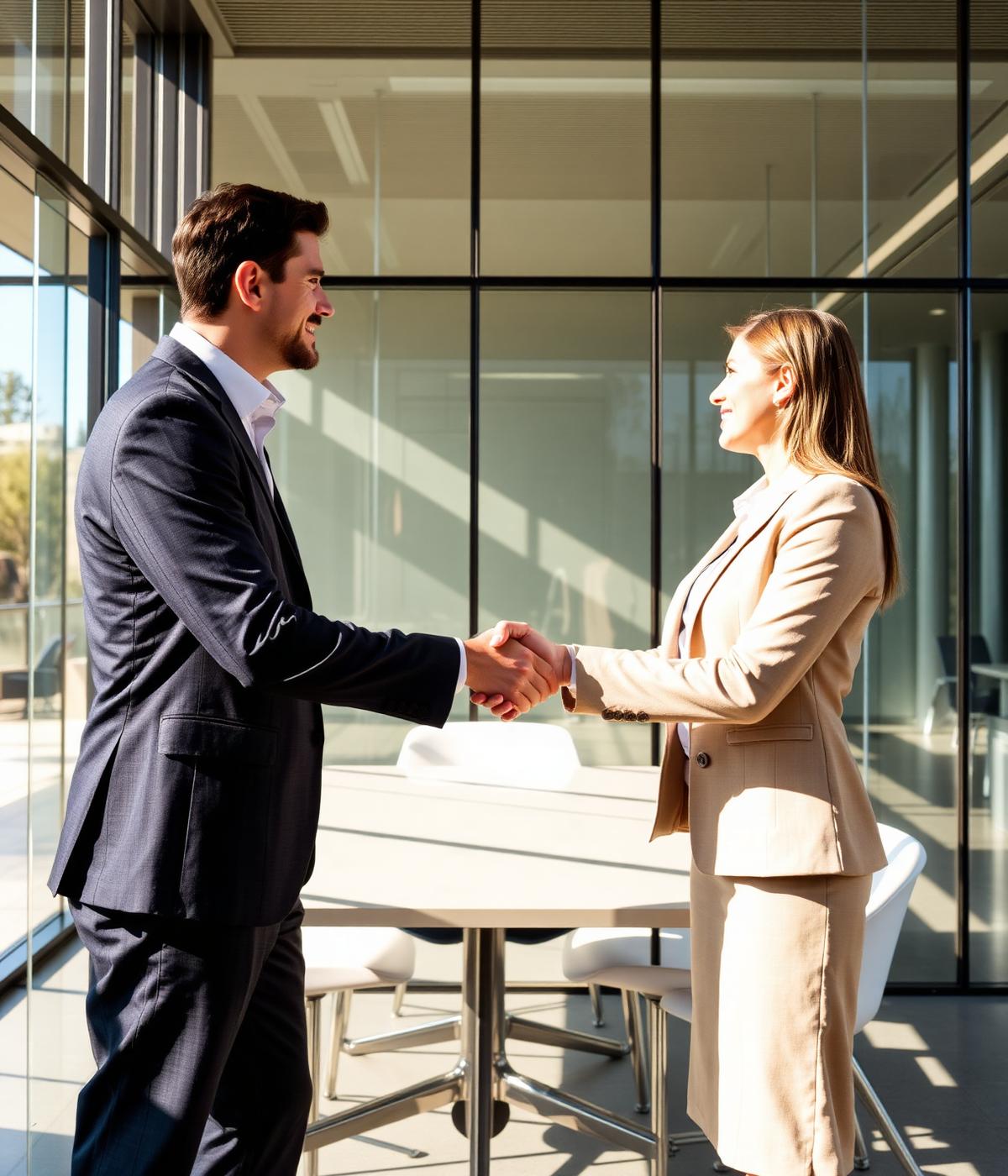 Hiring handshake